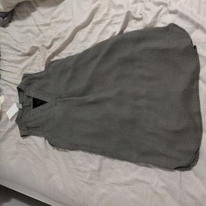 H&M chiffon patterned dress